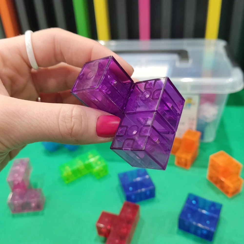 X Bida Magnetinis konstruktorius BIG Magic Cubes 68 el.
