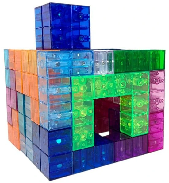 X Bida Magnetinis konstruktorius BIG Magic Cubes 68 el.