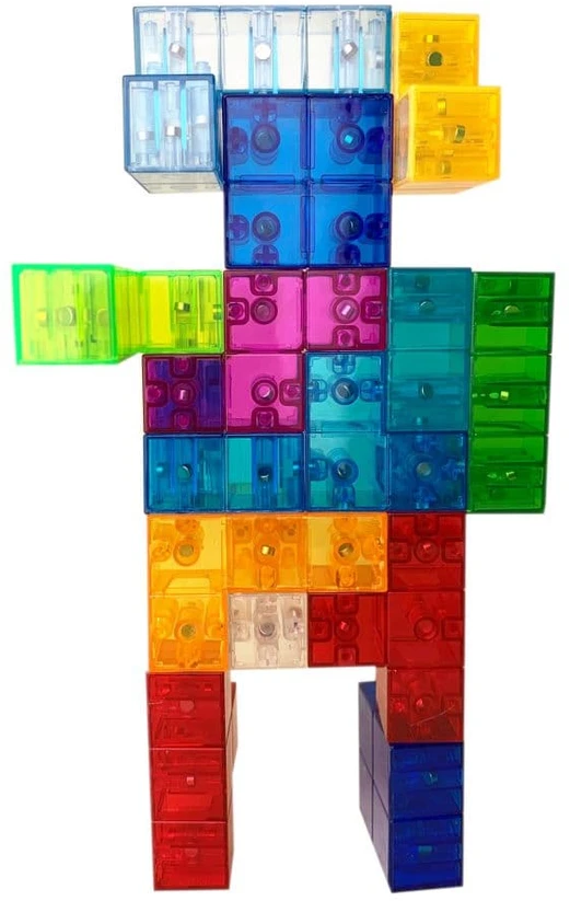 X Bida Magnetinis konstruktorius BIG Magic Cubes 68 el.