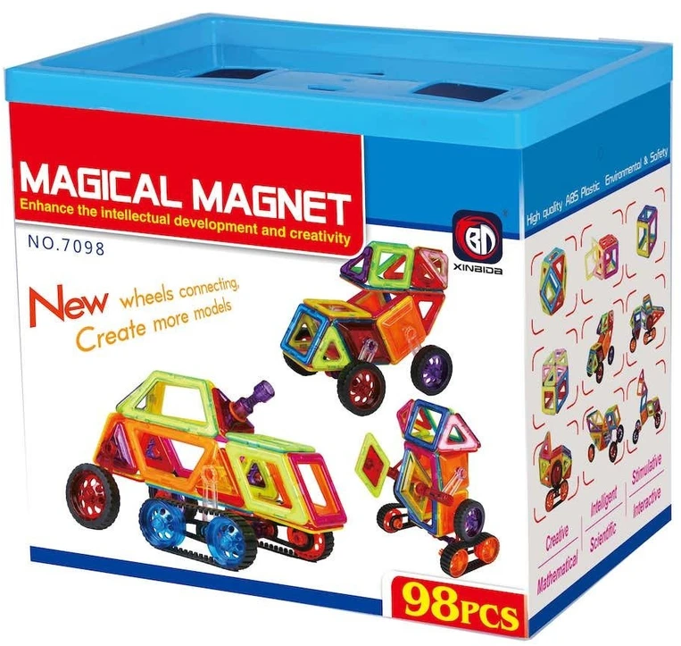 X Bida Magnetinis konstruktorius Magical Magnet 98 el.