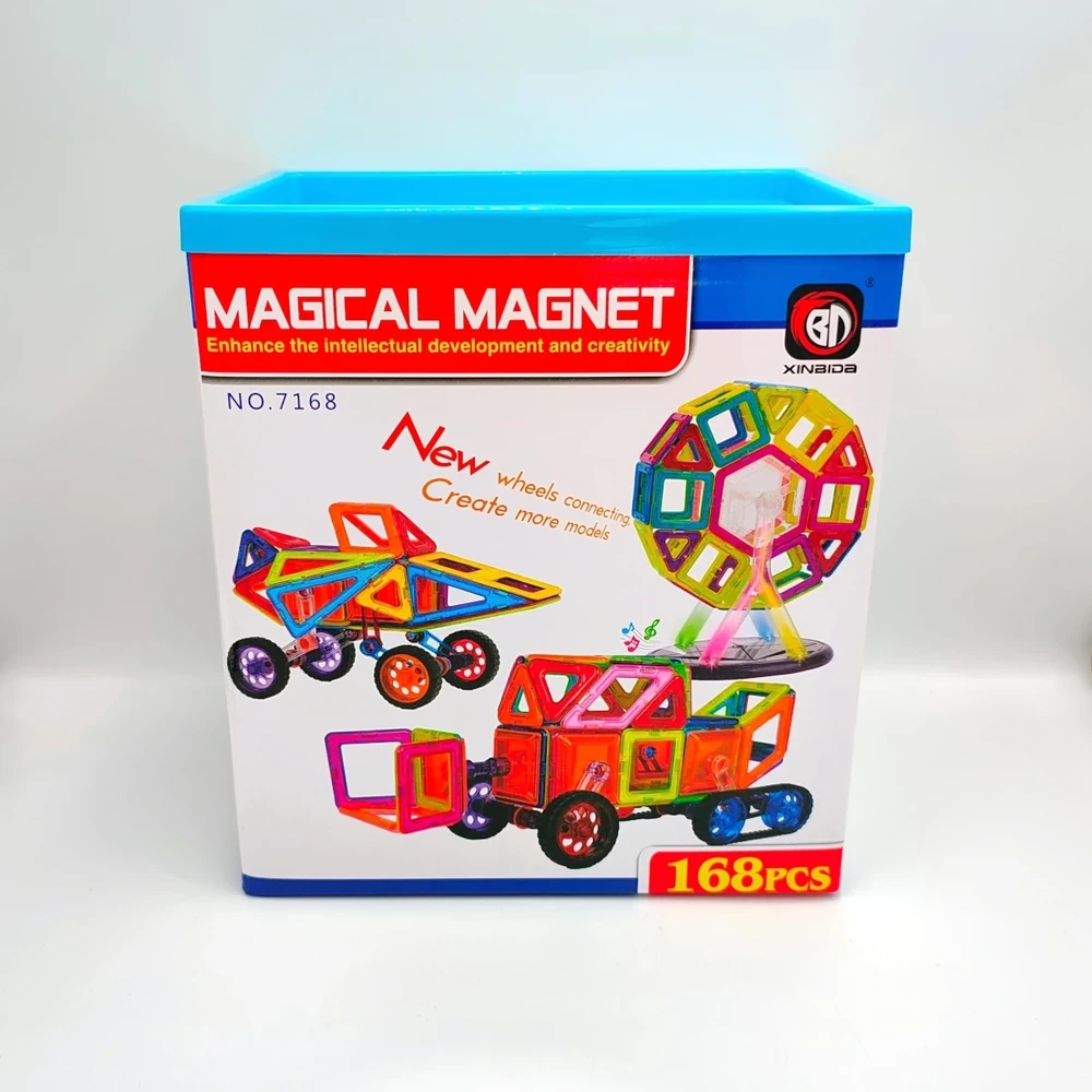 X-Bida Magical Magnet magnetiniai blokeliai 168 el.