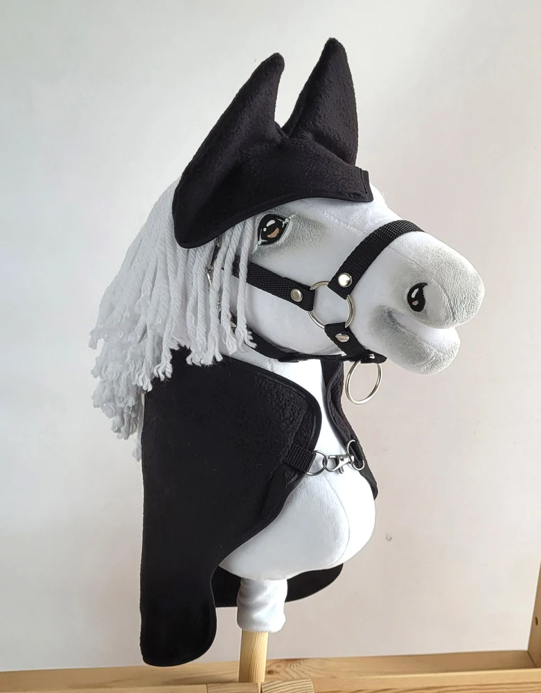 Super Hobby Horse Hobby Horse vilnonis komplektas su ausinėmis A4 ir A5 juodas