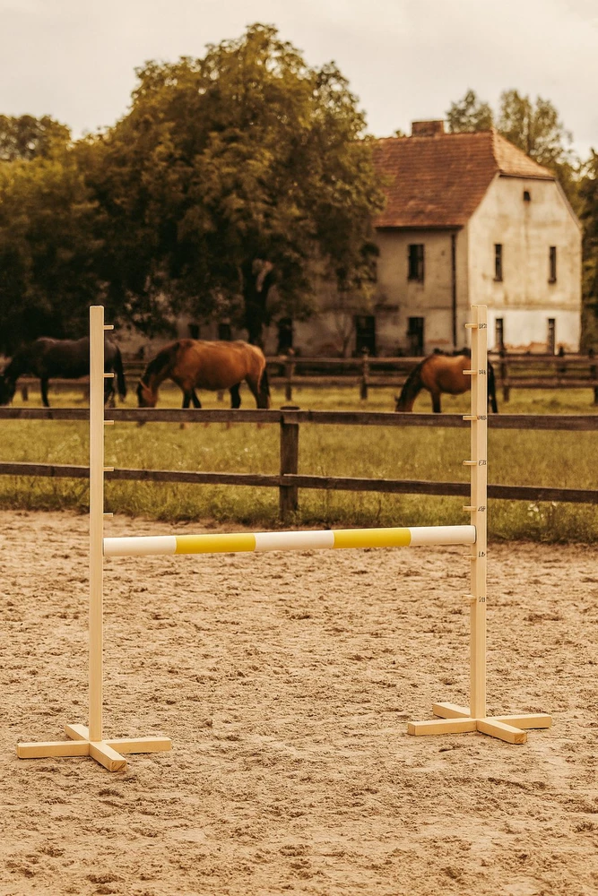 Super Hobby Horse Šokinėjimo kartis Hobby Horse geltona, 120 cm