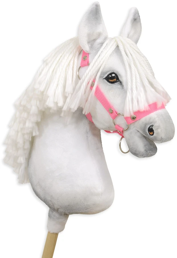 Super Hobby Horse Medinis hobio arkliukas – baltas