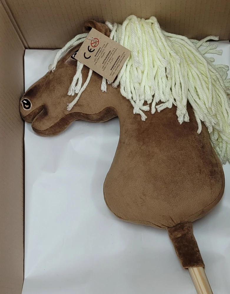 Super Hobby Horse Medinis hobio arkliukas Haflinger