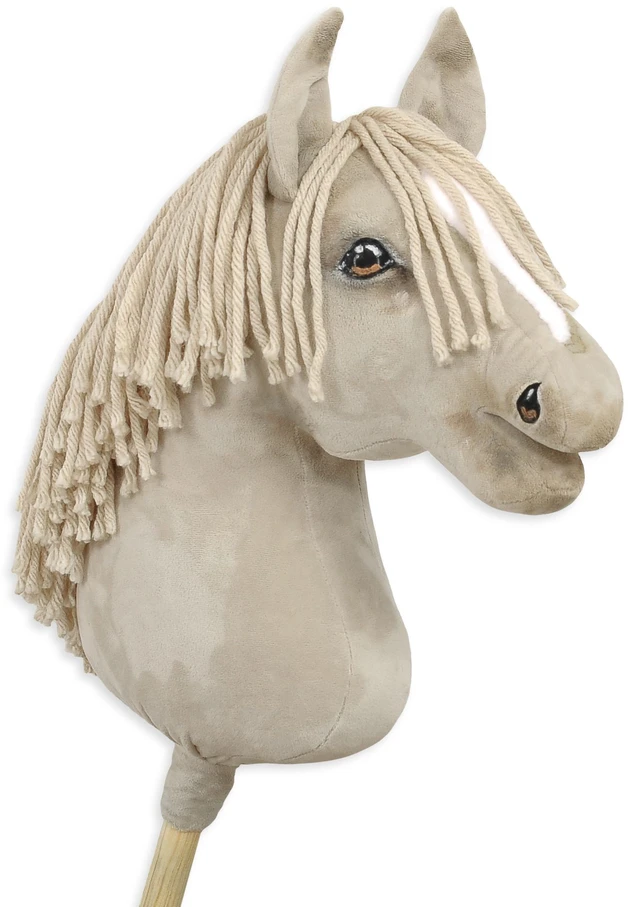Super Hobby Horse Medinis hobis arkliukas – cremello spalva