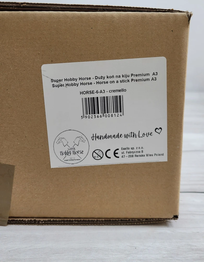 Super Hobby Horse Medinis hobis arkliukas – cremello spalva