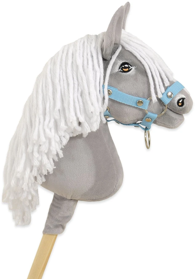 Super Hobby Horse Hobby Horse pilkas arkliukas ant lazdos Premium A4