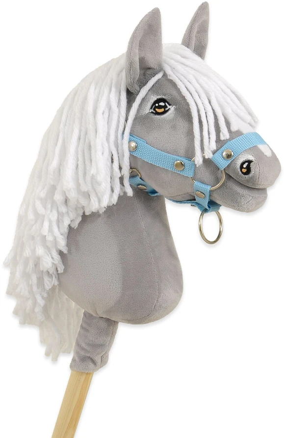 Super Hobby Horse Hobby Horse pilkas arkliukas ant lazdos Premium A4
