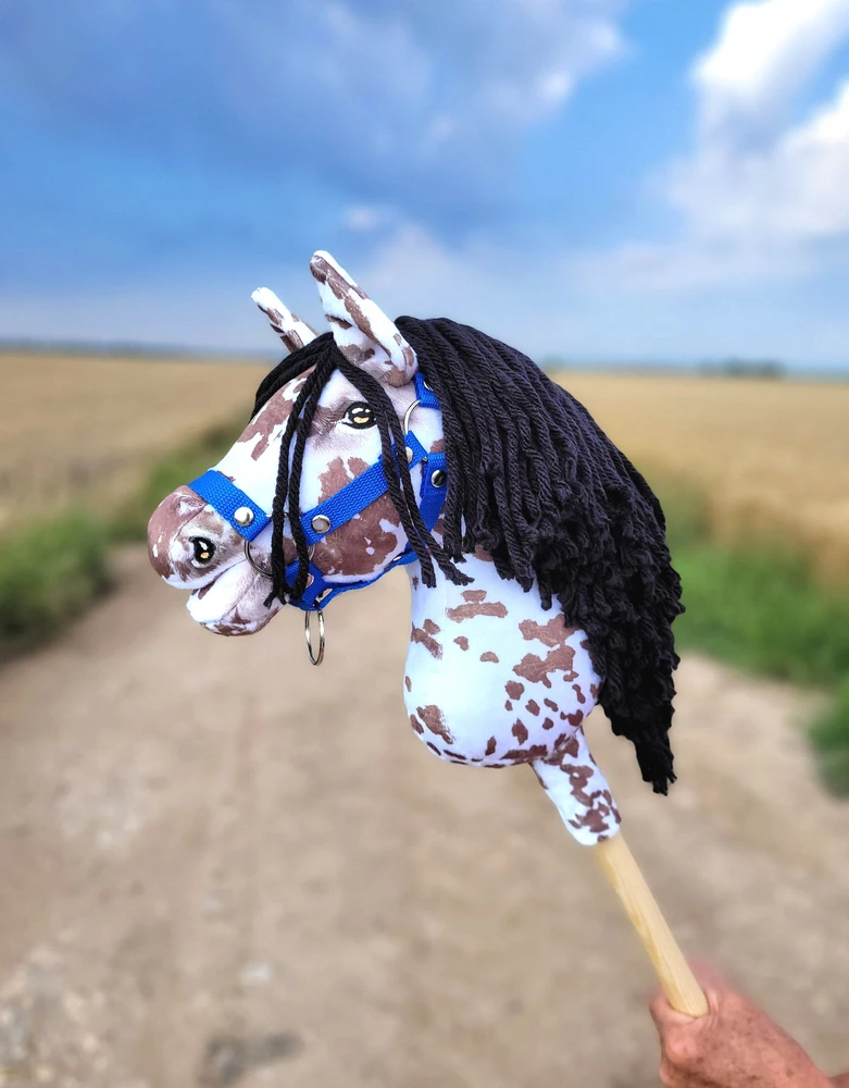 Super Hobby Horse Hobby Horse arkliukas rudas leopardas su juoda karčiene A4