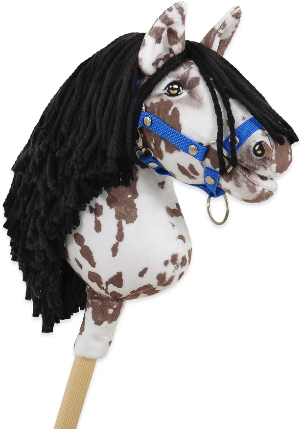 Super Hobby Horse Hobby Horse arkliukas rudas leopardas su juoda karčiene A4