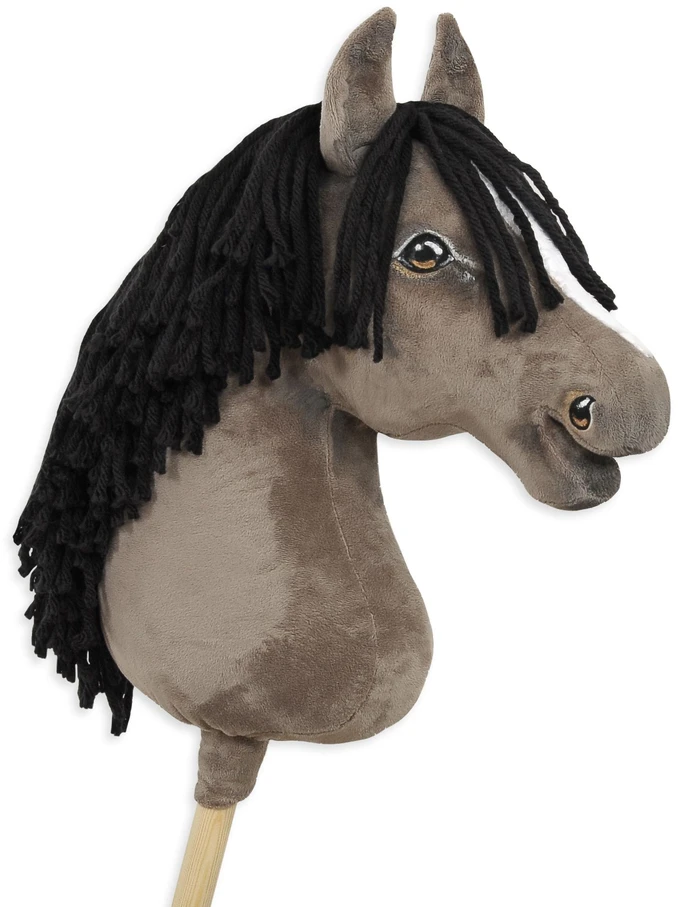 Super Hobby Horse Medinis žirgas ant lazdos – premium hobis žirgas grulas