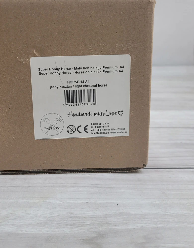 Super Hobby Horse Hobby Horse lazdelinis arkliukas Premium šviesiai kaštoninis A4