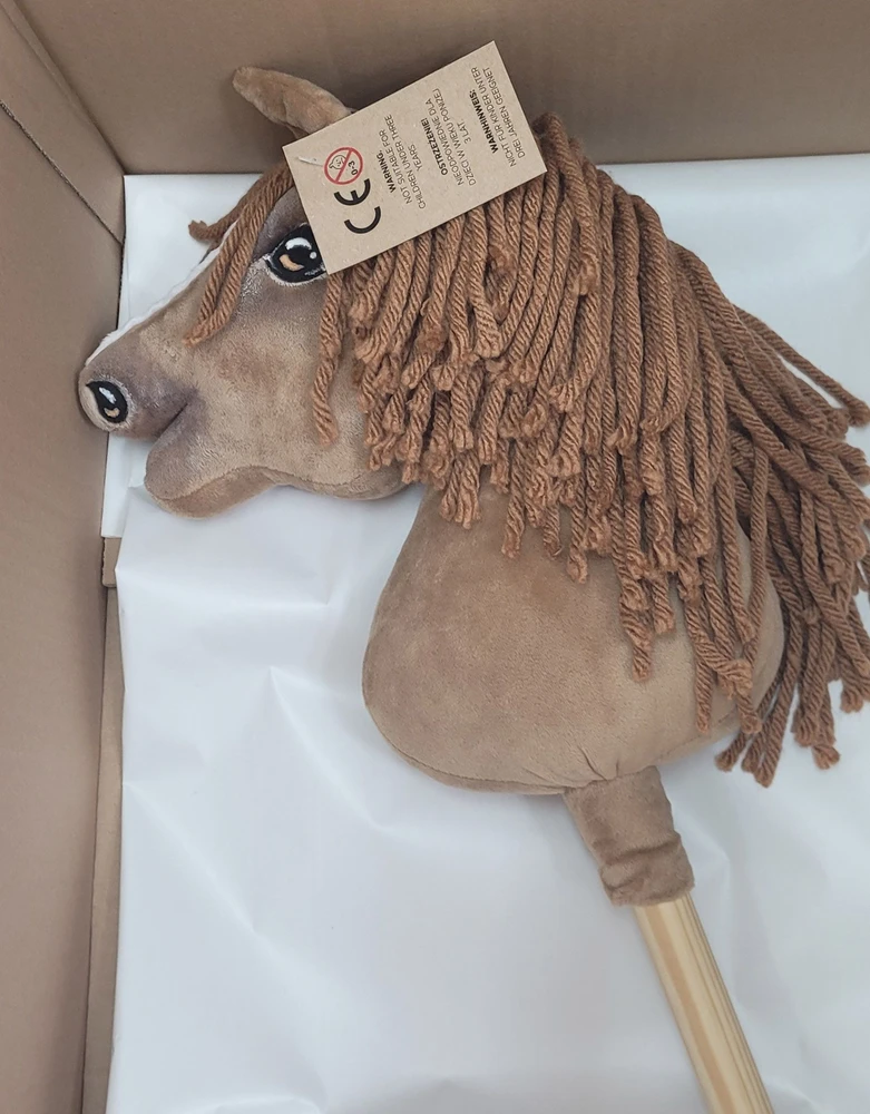 Super Hobby Horse Hobby Horse lazdelinis arkliukas Premium šviesiai kaštoninis A4