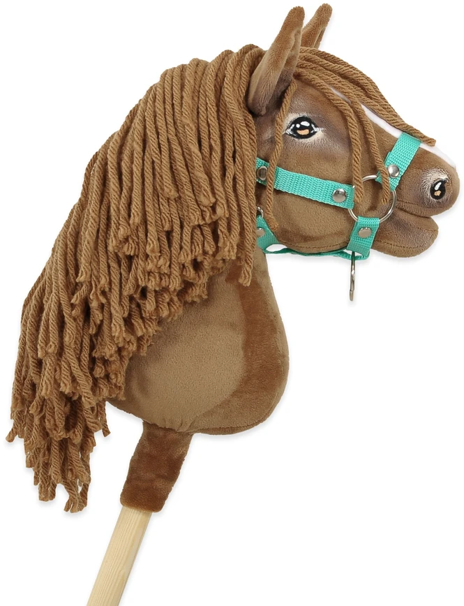 Super Hobby Horse Hobby Horse lazdelinis arkliukas Premium šviesiai kaštoninis A4