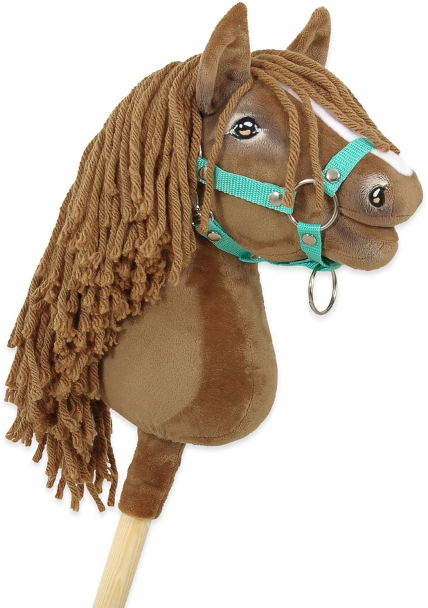 Super Hobby Horse Hobby Horse lazdelinis arkliukas Premium šviesiai kaštoninis A4