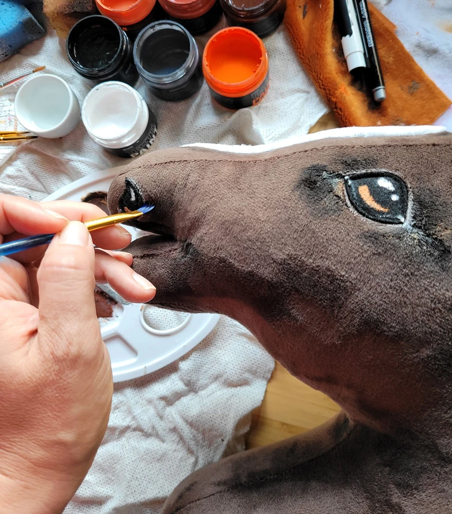 Super Hobby Horse Medinis žirgas su kotu – tamsiai rudas, premium