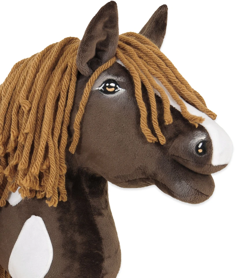 Super Hobby Horse Hobby Horse lazdelinis arkliukas Super Premium western tamsaus bėro atspalvio A4