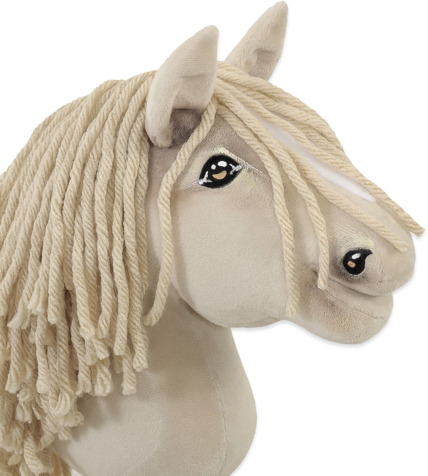 Hobby Horse lazdelinis arkliukas cremello spalvos Premium A5
