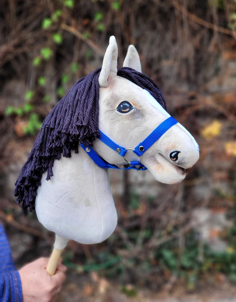 Super Hobby Horse Medinis žirgas su kotu šviesiai rudas Premium