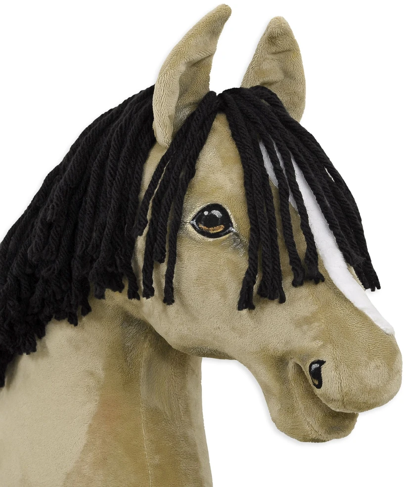 Super Hobby Horse Medinis hobis arkliukas – rudas, premium