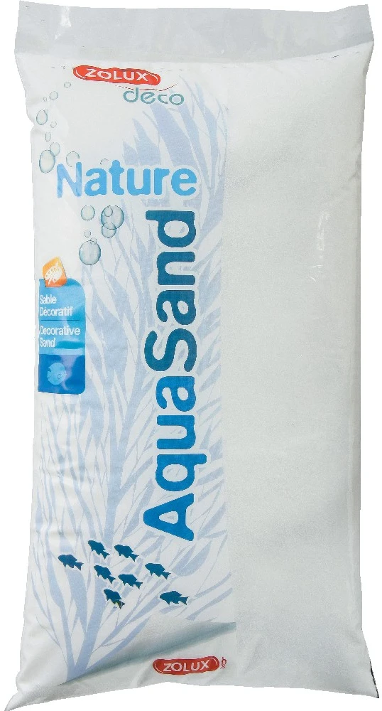 Zolux akvariumo substratas Aquasand Nature su kristobalitu, 9,5kg, sniego baltumo