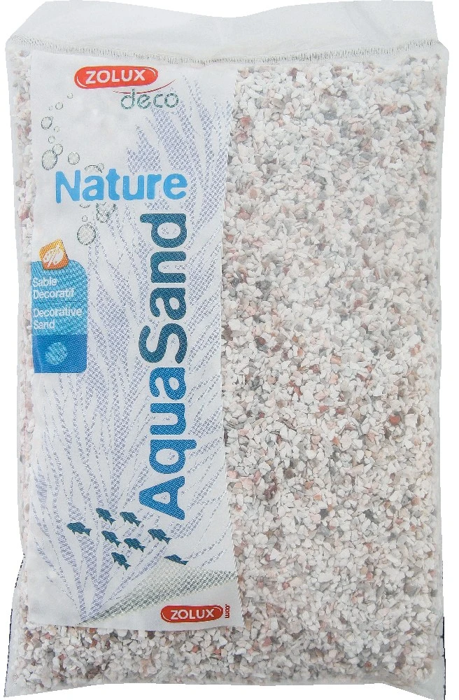 Zolux akvariumo substratas Aquasand Nature su kristobalitu, 0,8kg, balta