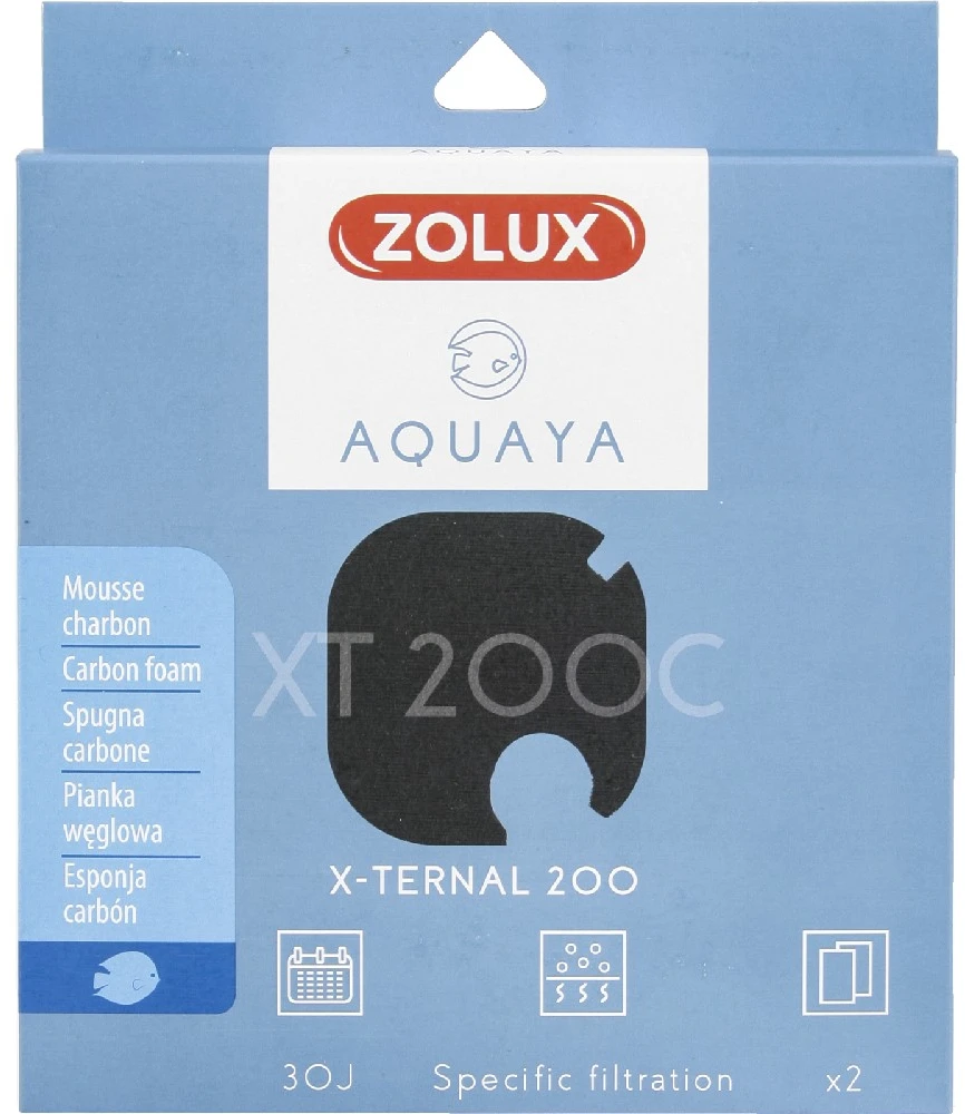 Zolux Aquaya anglies filtravimo įdėklas akvariumo vandens valymui „Xternal 200“