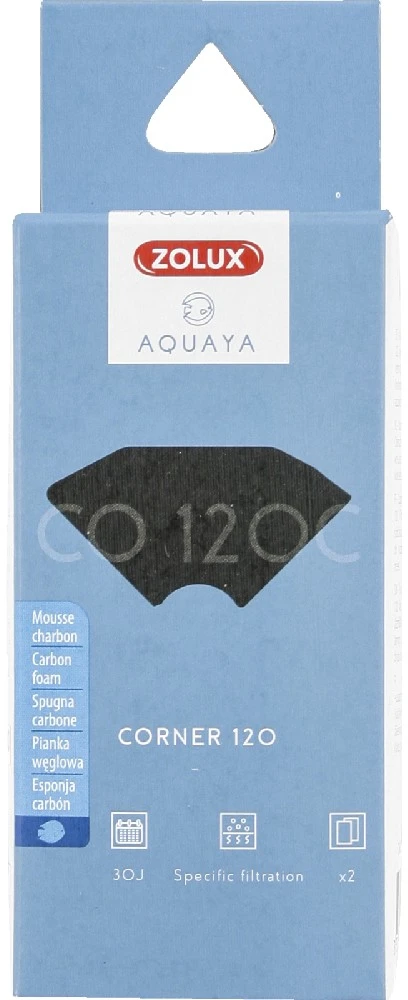 Zolux Aquaya anglies kampinis filtras akvariumo vandens valymui, 120