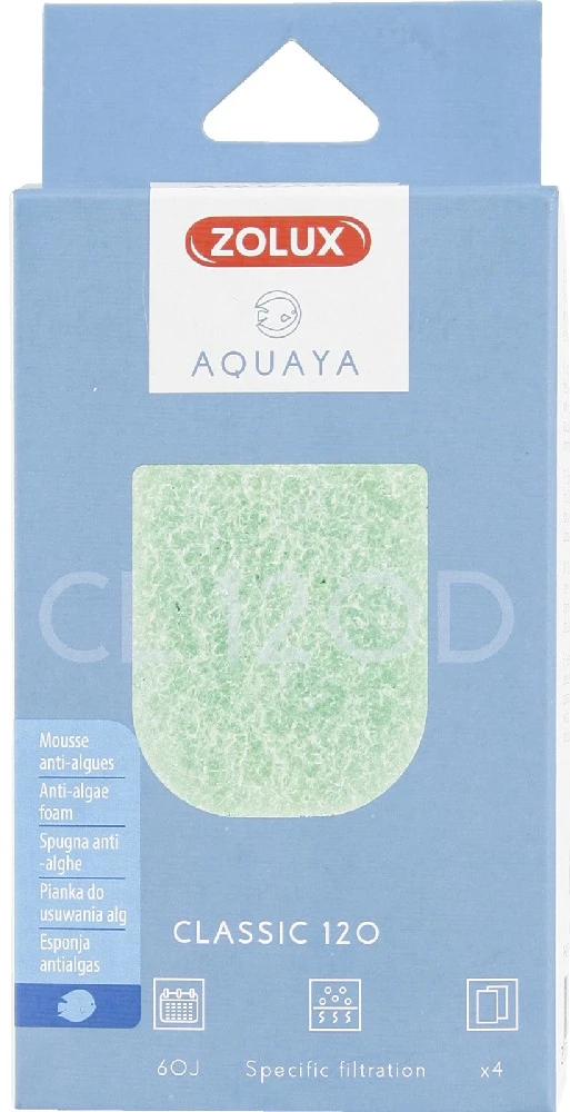 Zolux Aquaya fosfatų šalinimo filtras akvariumui Classic 120