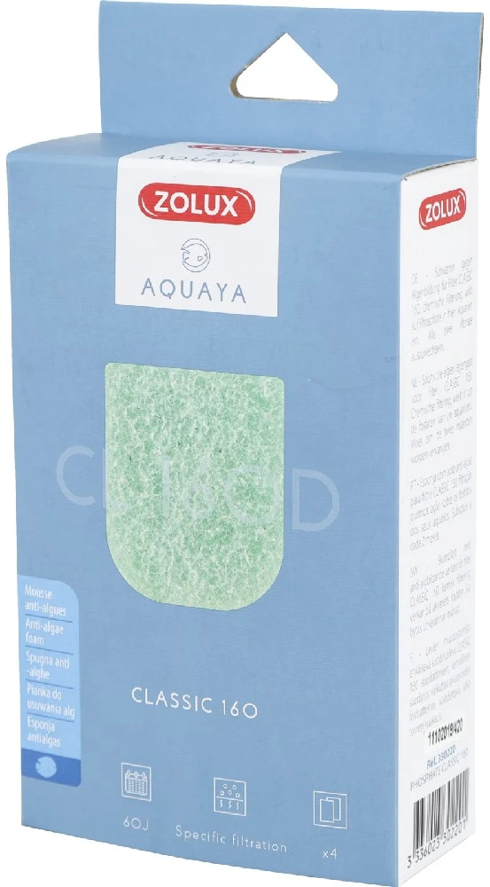Zolux Aquaya fosfatų šalinimo filtras akvariumui Classic 160
