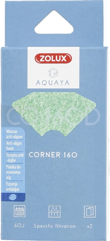 Zolux Aquaya fosfatų šalinimo kampinis filtras akvariumui, 160 ml