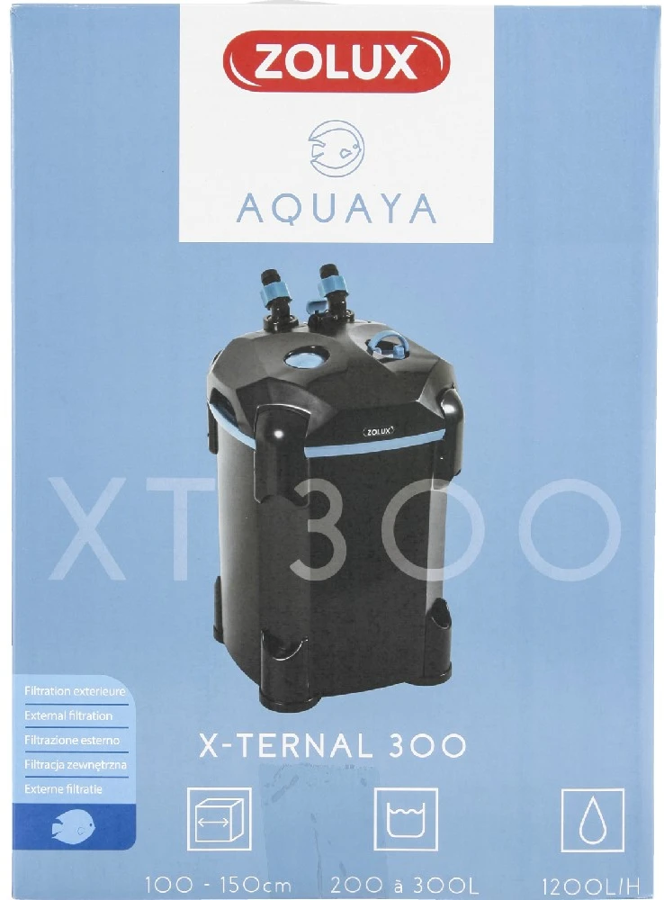 Zolux Aquaya išorinis akvariumo filtras iki 300 l, efektyvus ir tylus