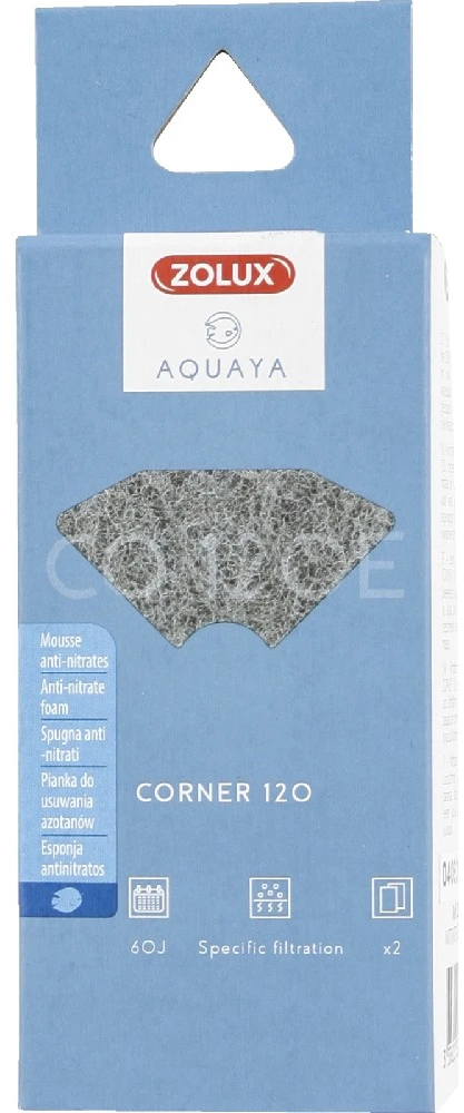 Zolux Aquaya kampinis nitrato šalinimo filtras akvariumui, 120 ml