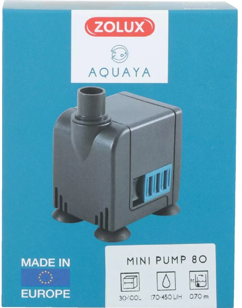 Zolux Aquaya mini akvariumo pompa, 80 l/h, 220–240 V, 50 Hz