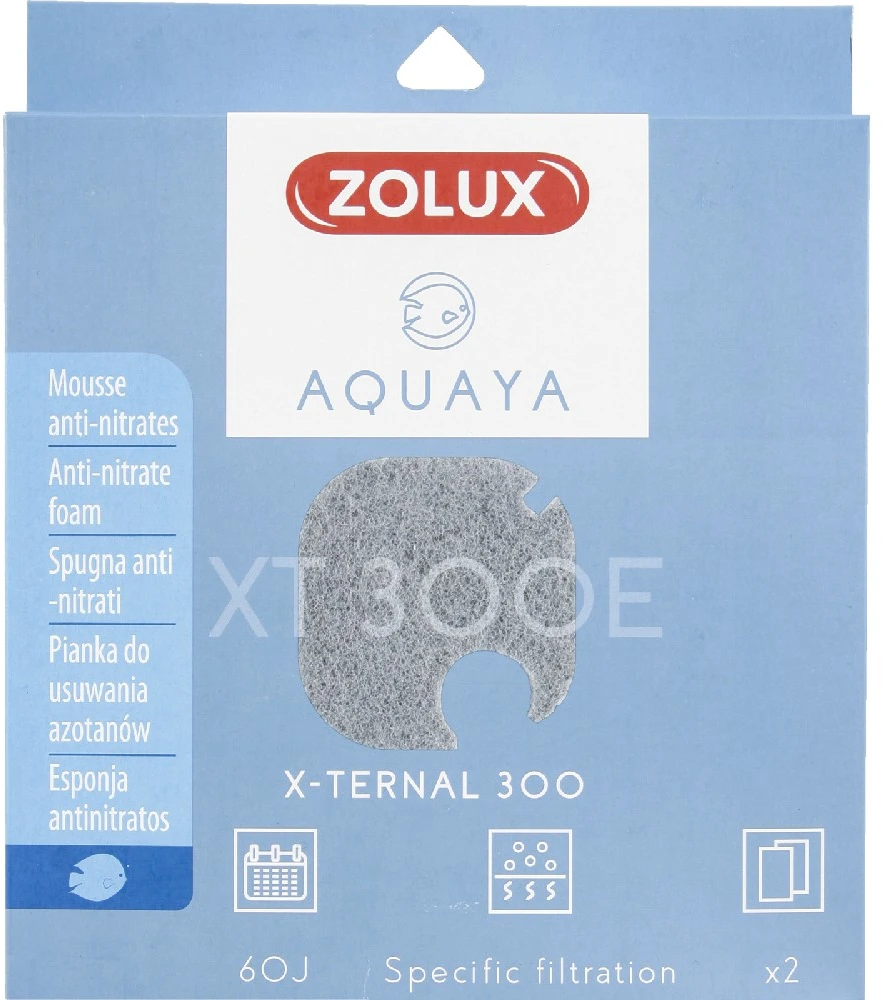 Zolux Aquaya nitrato filtravimo kasetė akvariumo vandens kokybei gerinti, 300 ml