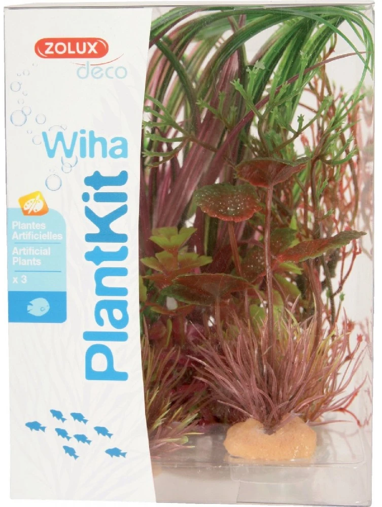 Zolux augalų dekoracija akvariumui Plantkit Wiha modelis 3, natūrali