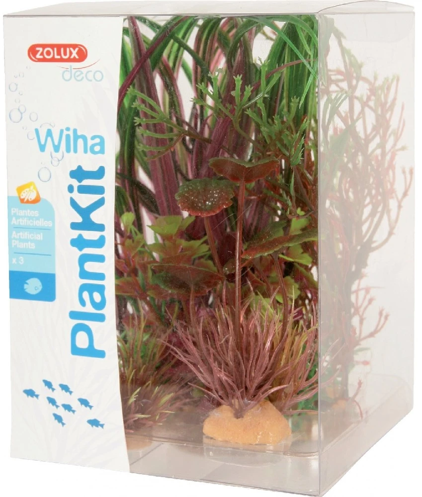 Zolux augalų dekoracija akvariumui Plantkit Wiha modelis 3, natūrali