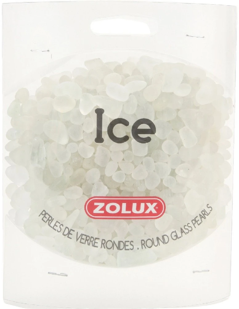 ZOLUX dekoratyvinės stiklinės ICE perlės