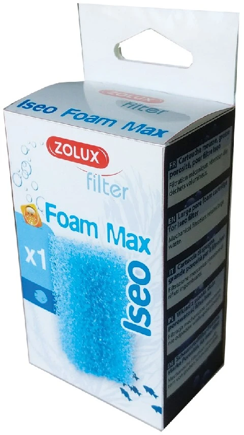 Zolux ISEO Foam Max filtras akvariumo vandens valymui, tinka Jalaya ir AquaClear sistemoms