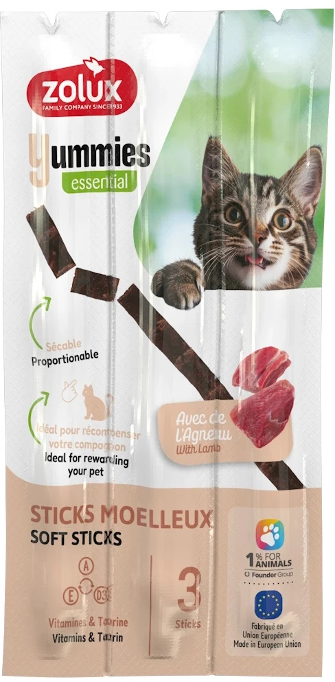 Gyvūnų maistas - ZOLUX Yummies Aviena su Ryžiais 3x5g