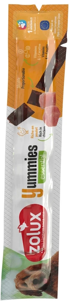Šunų Maistas - ZOLUX Yummies Vištienos Skanėstas Šunims 12g Be Glitimo 33% Baltymų