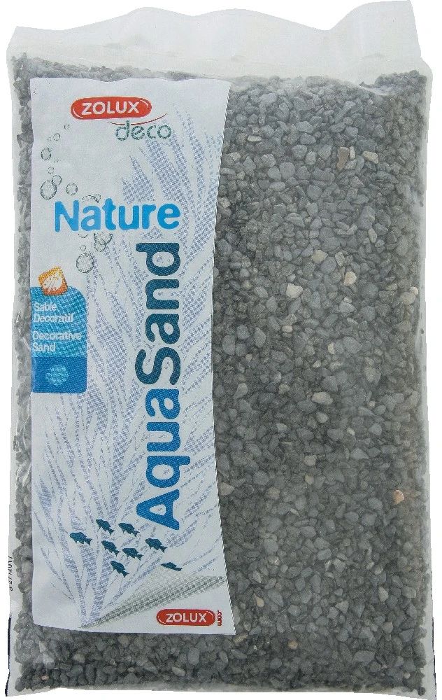 Zolux Natūralus akvariumo substratas su bazalto smėliu, 1kg, juodos spalvos