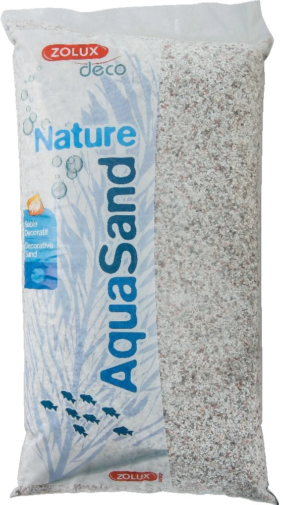 Zolux Natūralus akvariumo substratas su kristobalitu, 9,5kg, baltas