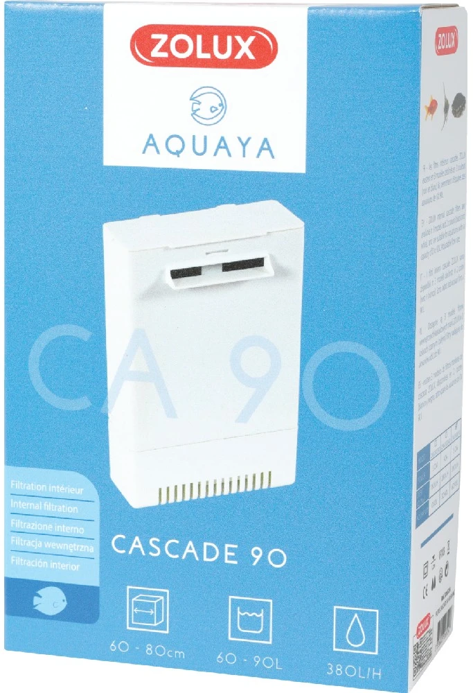Zolux Vidinis akvariumo filtras su kaskados efektu, 90 l, baltas