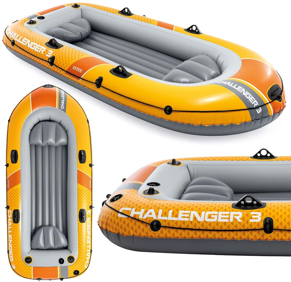 Pripučiama valtis Intex CHALLENGER 3 66313NP, 295x137x43 cm