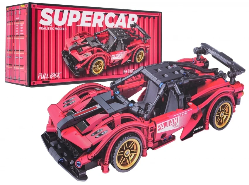 Konstruktorius Sportinis automobilis Raudonas 482 el.