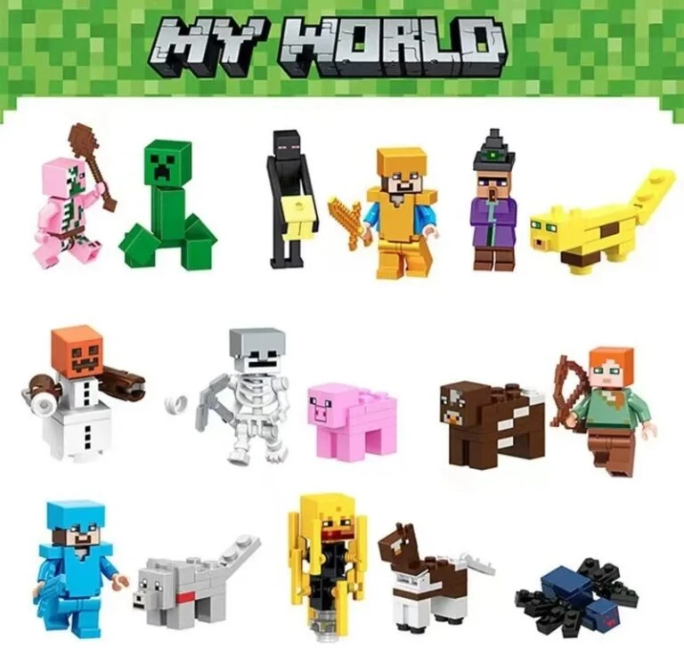 "Mineworld figūrėlės", 16 vnt.