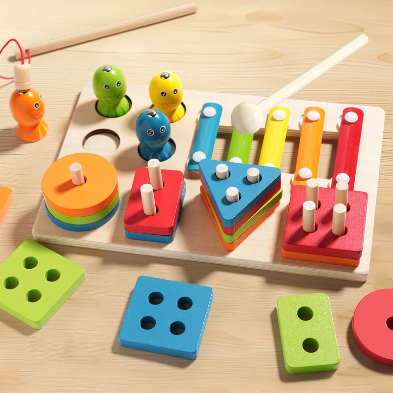 Montessori veiklos lentelė 3in1