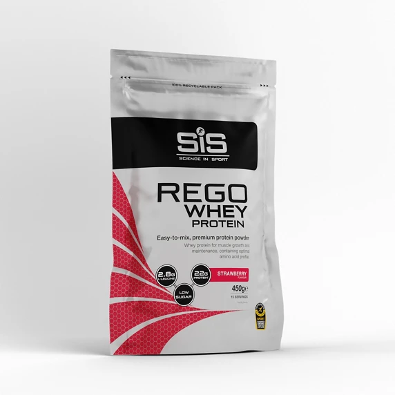 Atstatomieji milteliai Science in Sport Rego Whey Strawberry Powder 450g